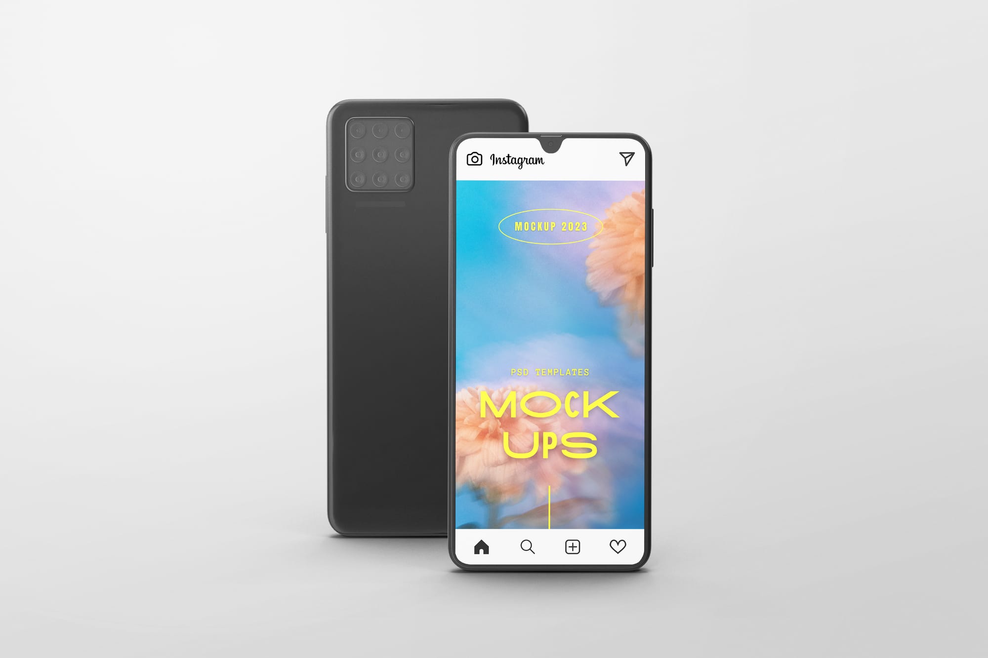 Photoshop Modern Mobile Phone Mockup