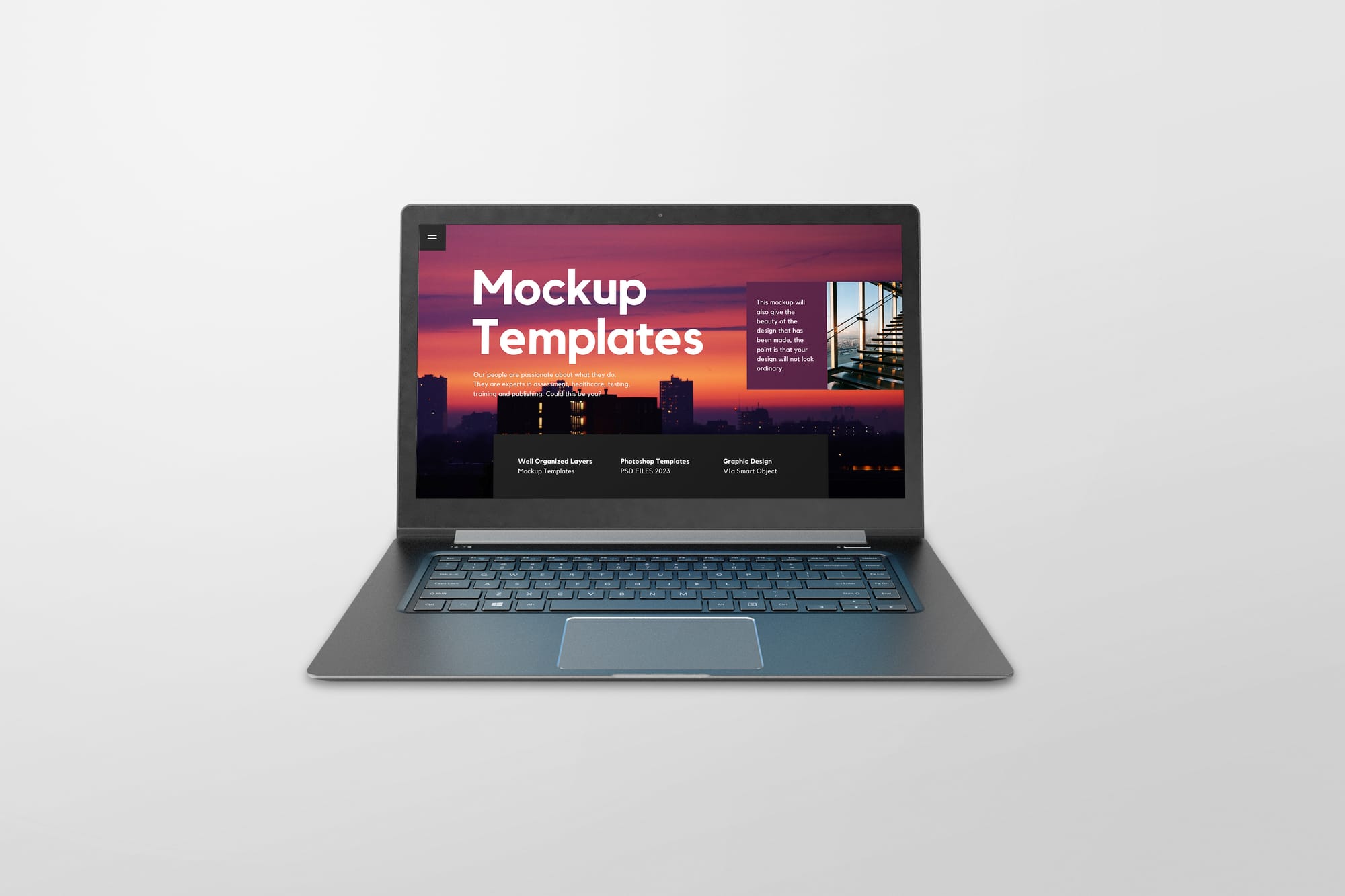 Photoshop Notebook Generic Laptop Mockup