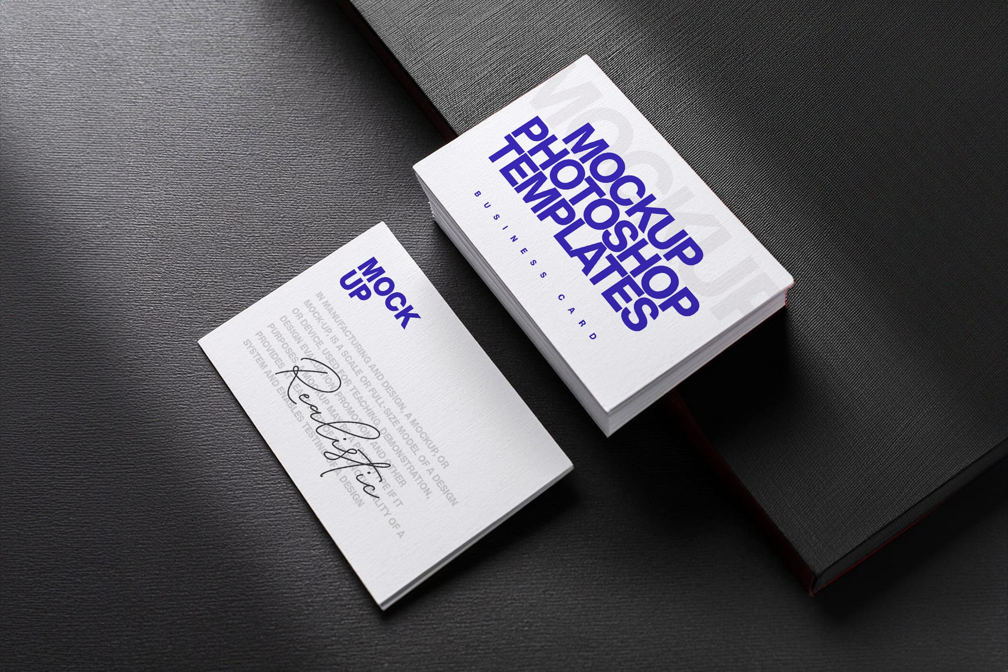 Realistic Business Card Mockup