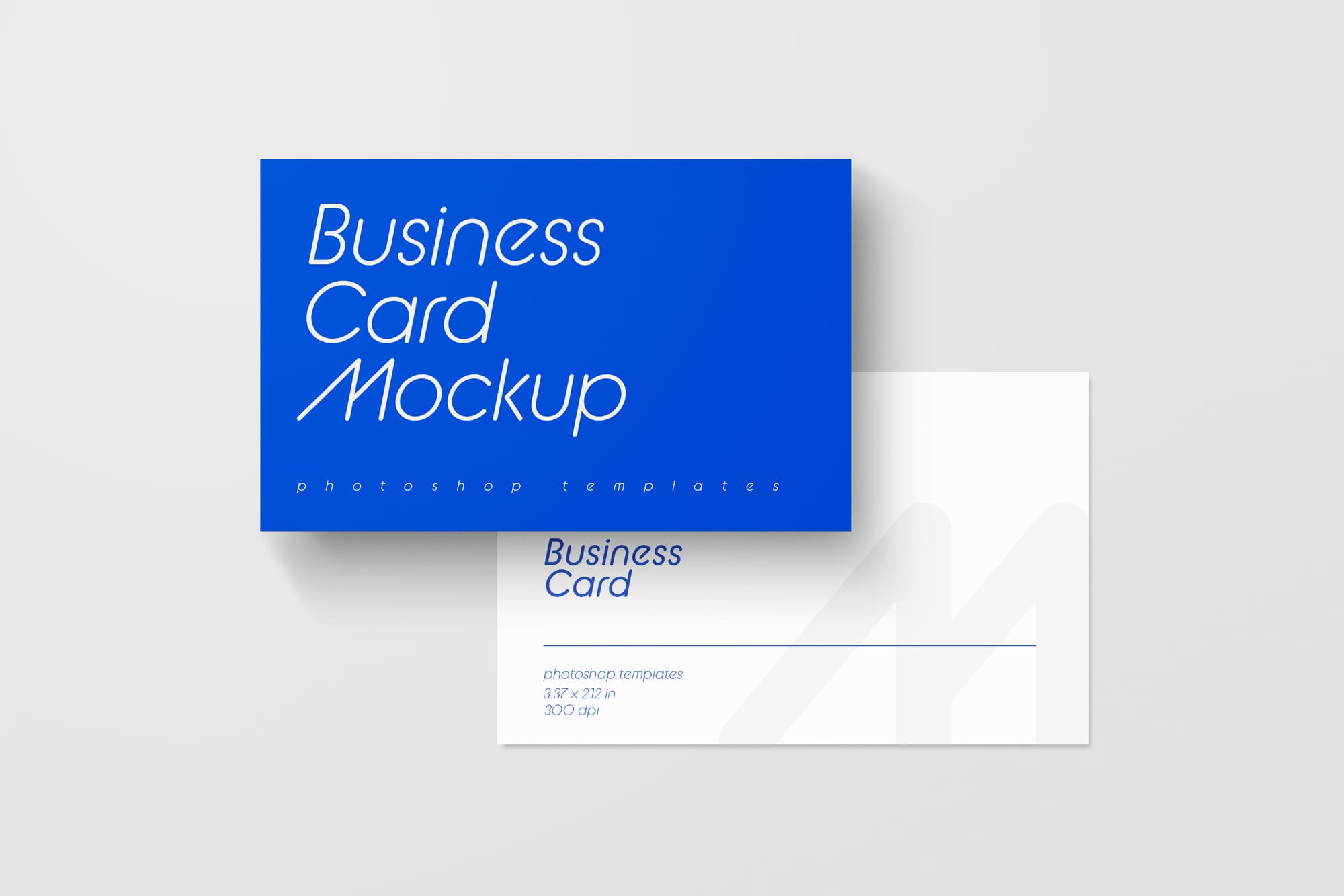 Corporate Business Card Mockup