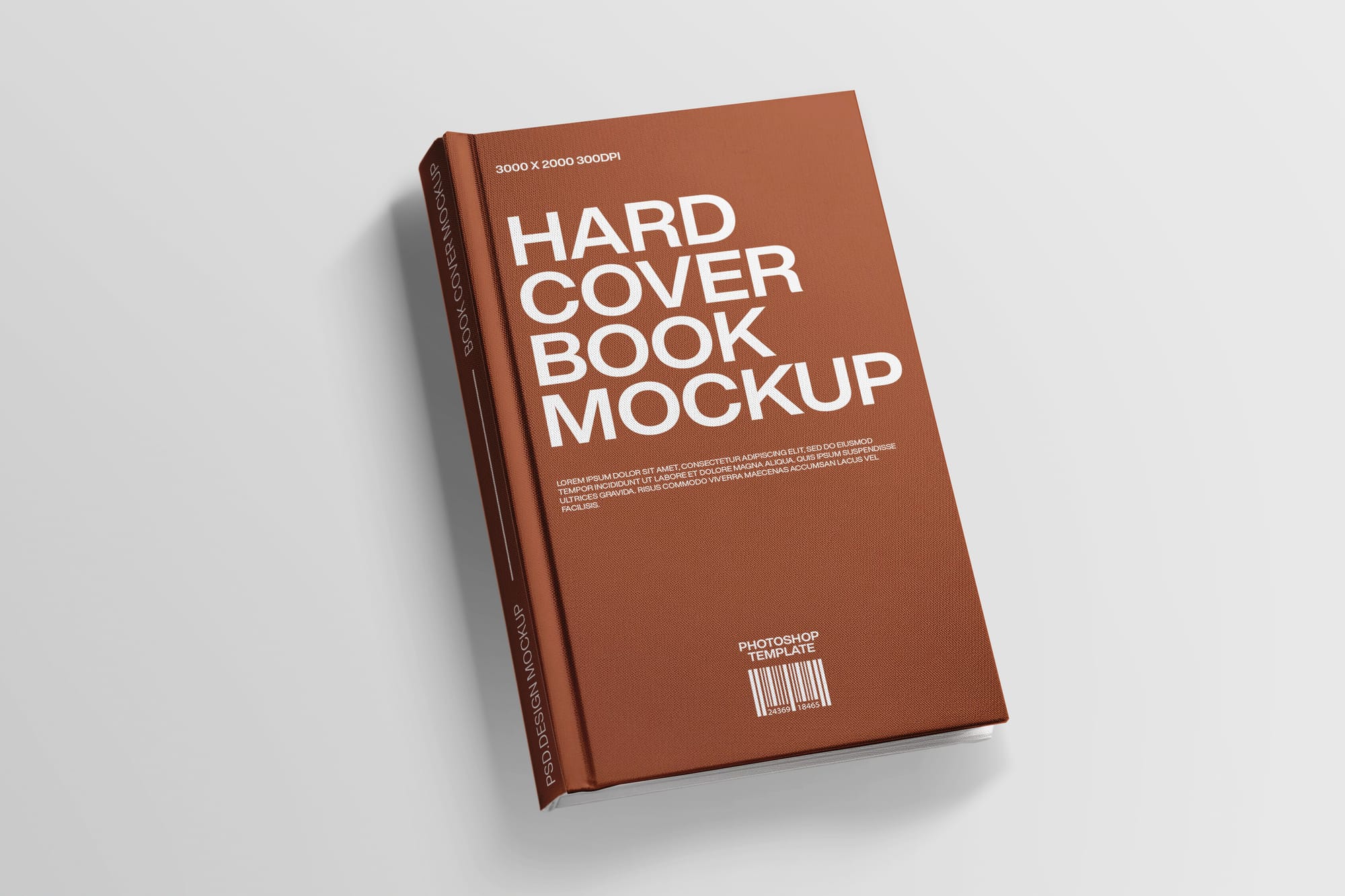 Hard Cover Book Mockup