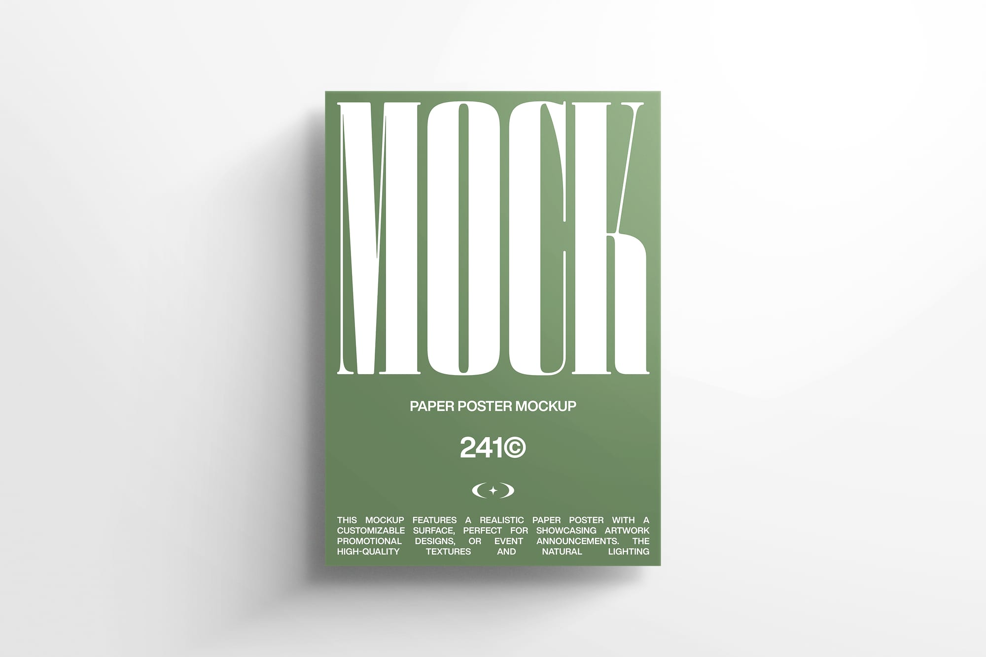 Paper Poster Mockup