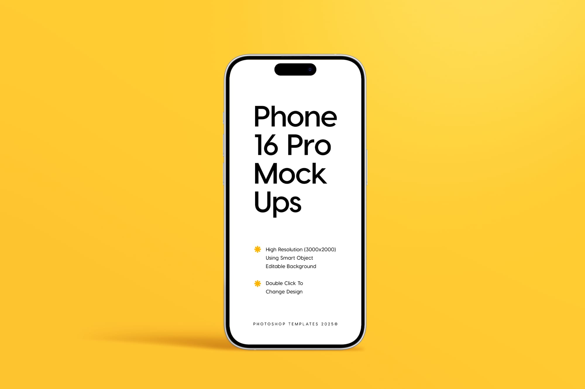 Stand iPhone 16 Mockup