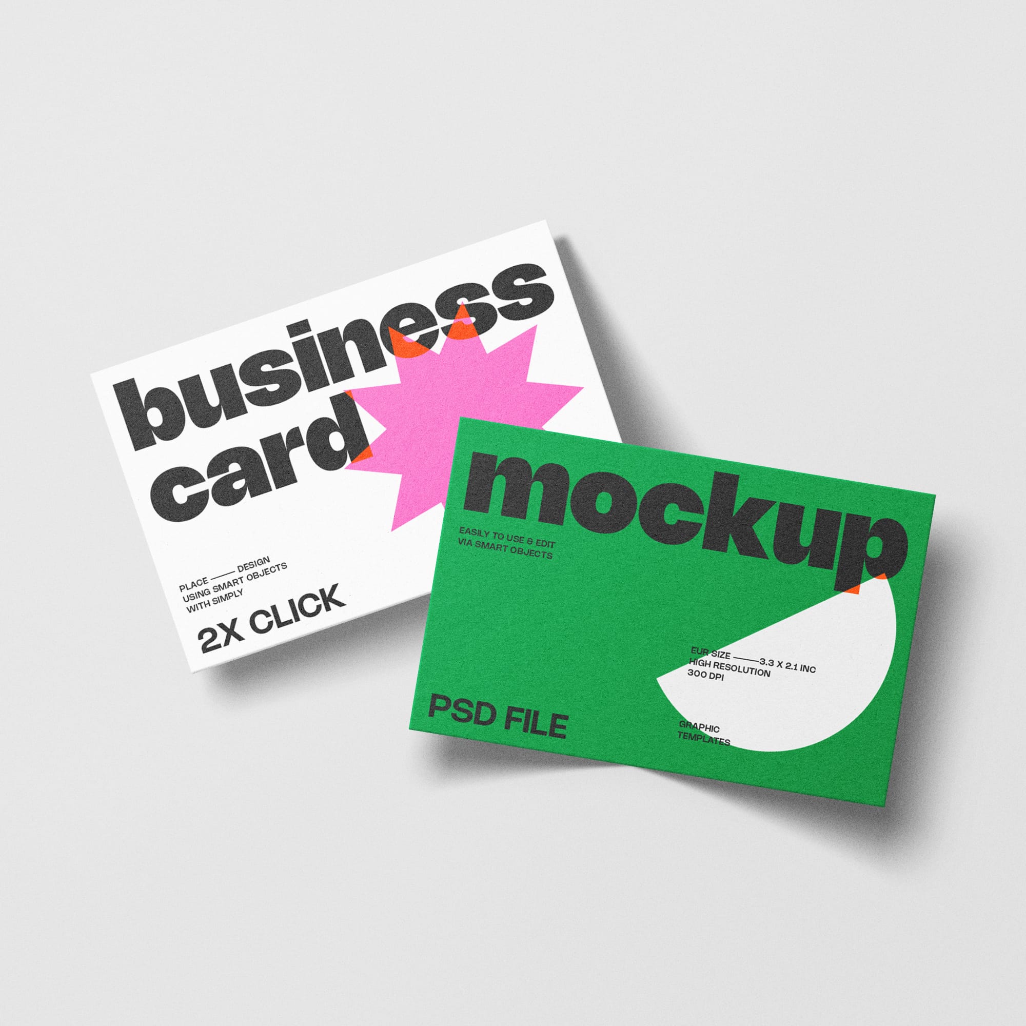 Bold Business Card Mockup