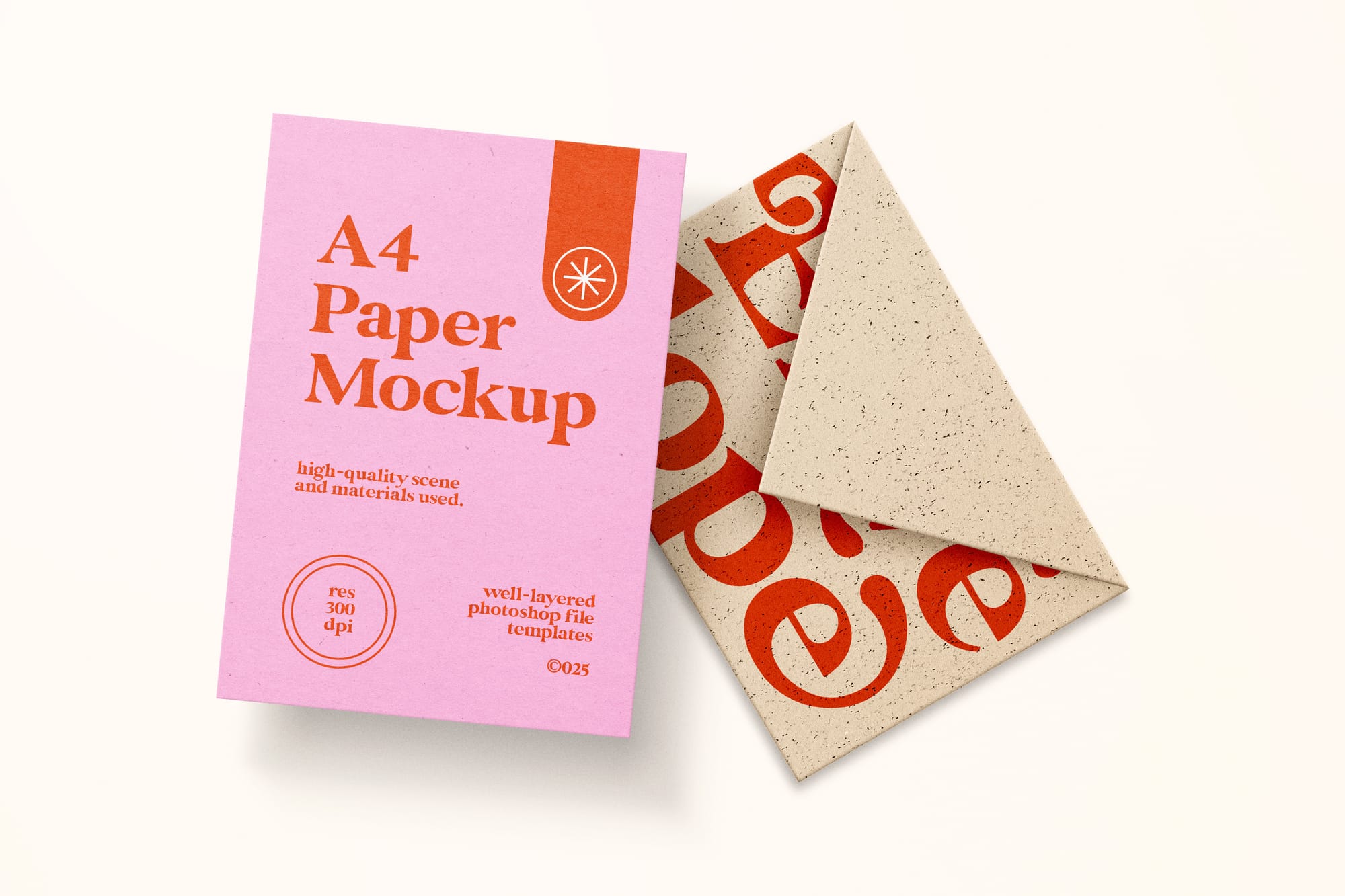 Envelope and Paper Mockup