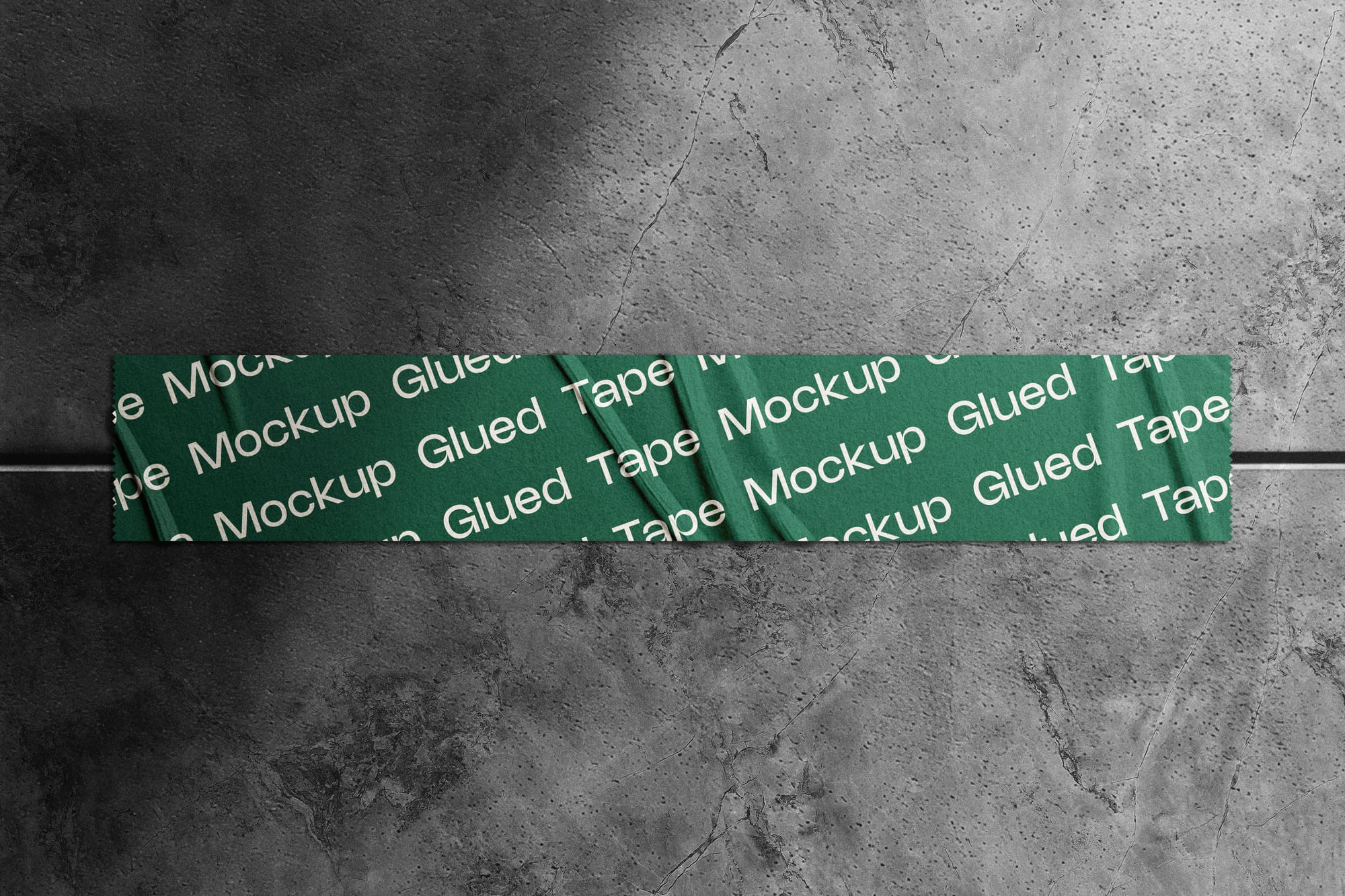 Glued Tape Mockup