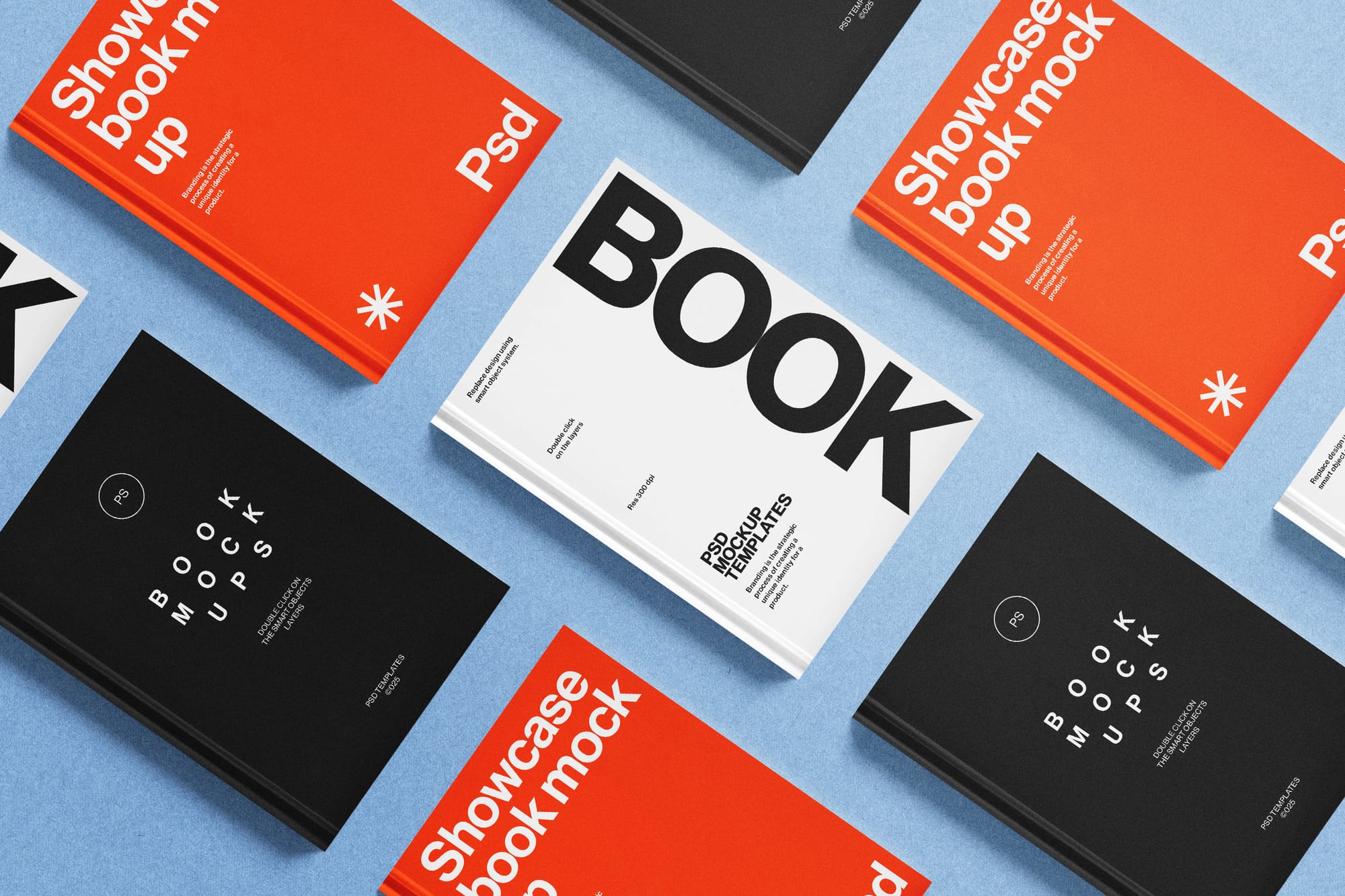 Isometric Book Mockup