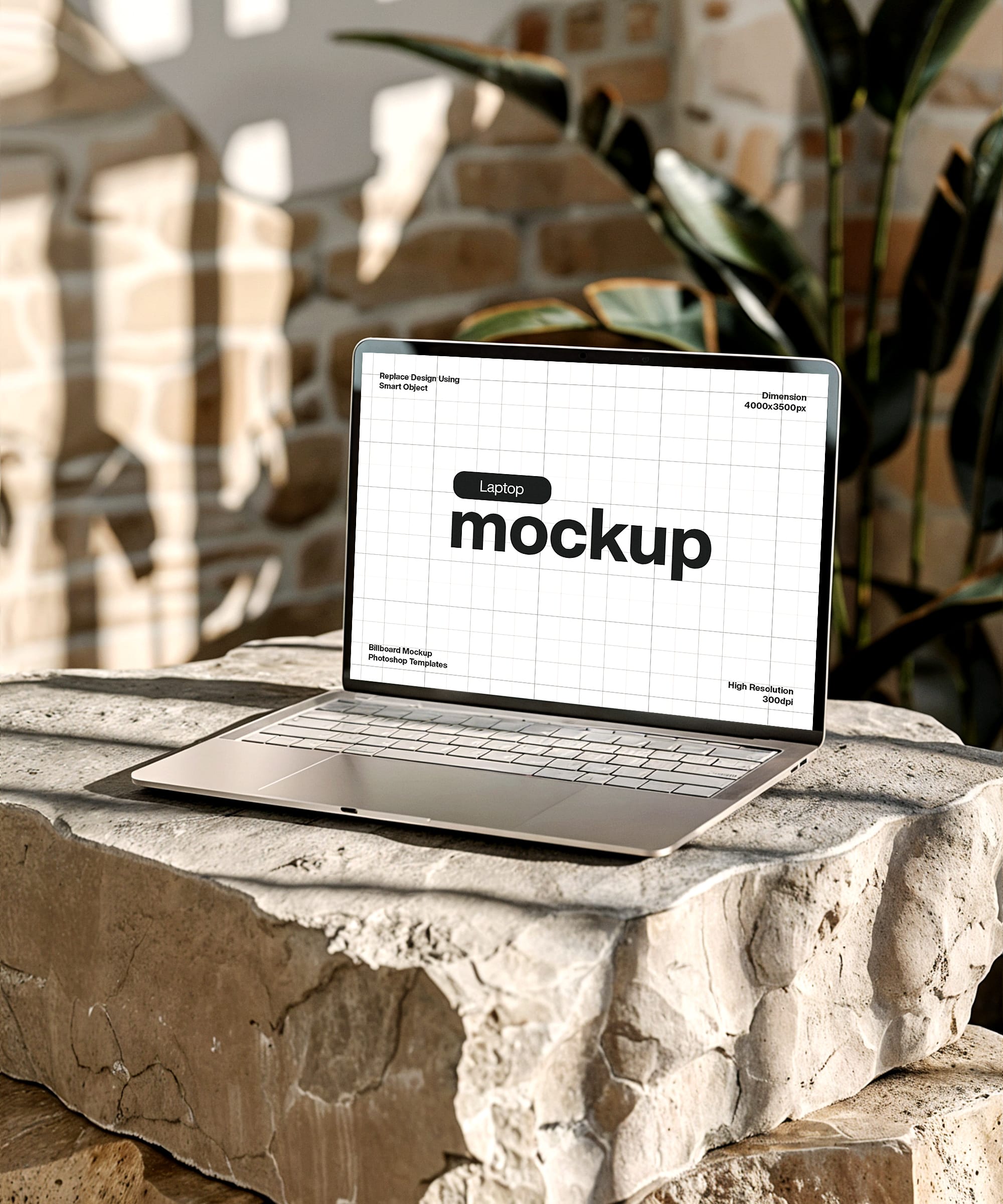 Photoshop Laptop Mockup