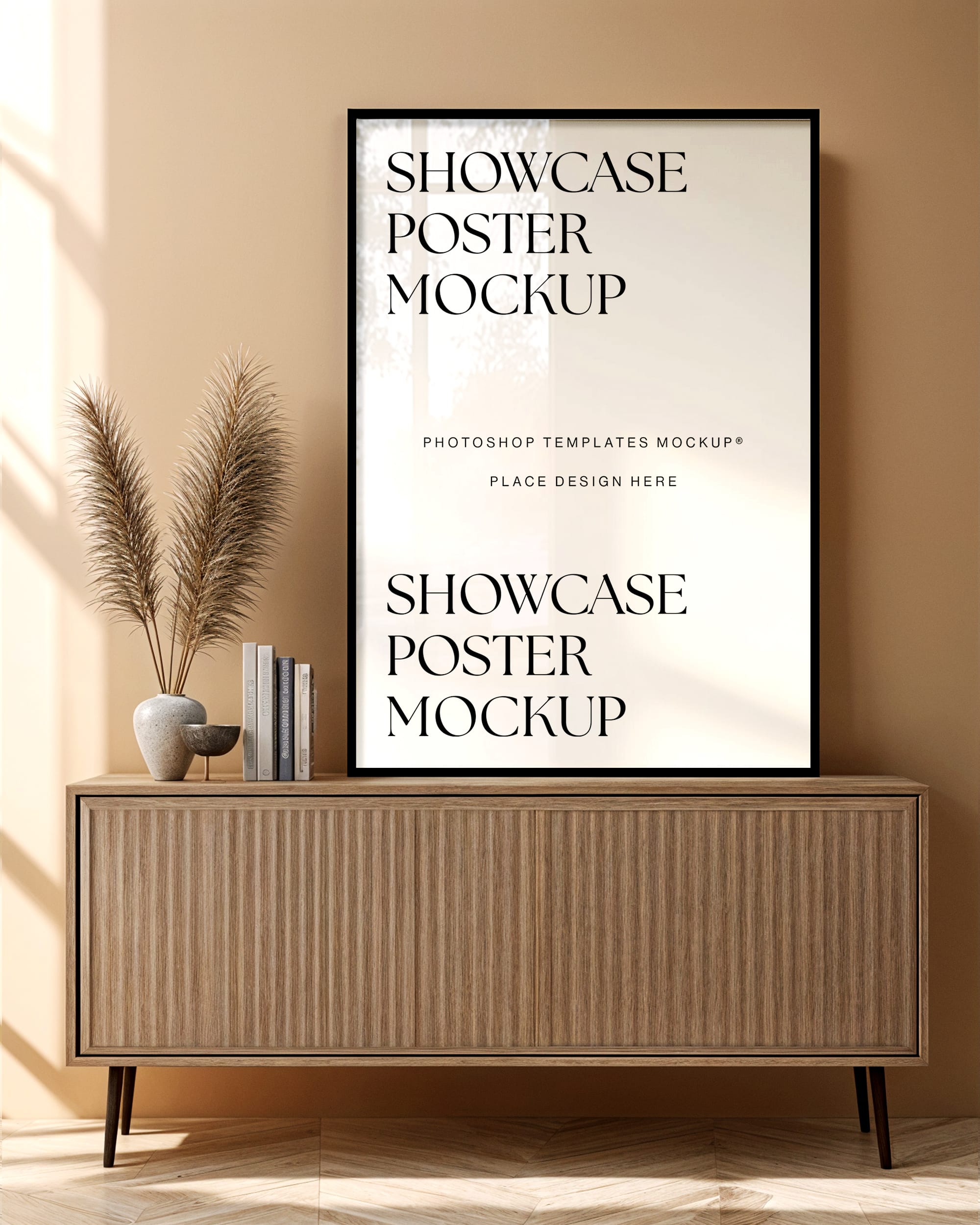 Poster Mockup on Table