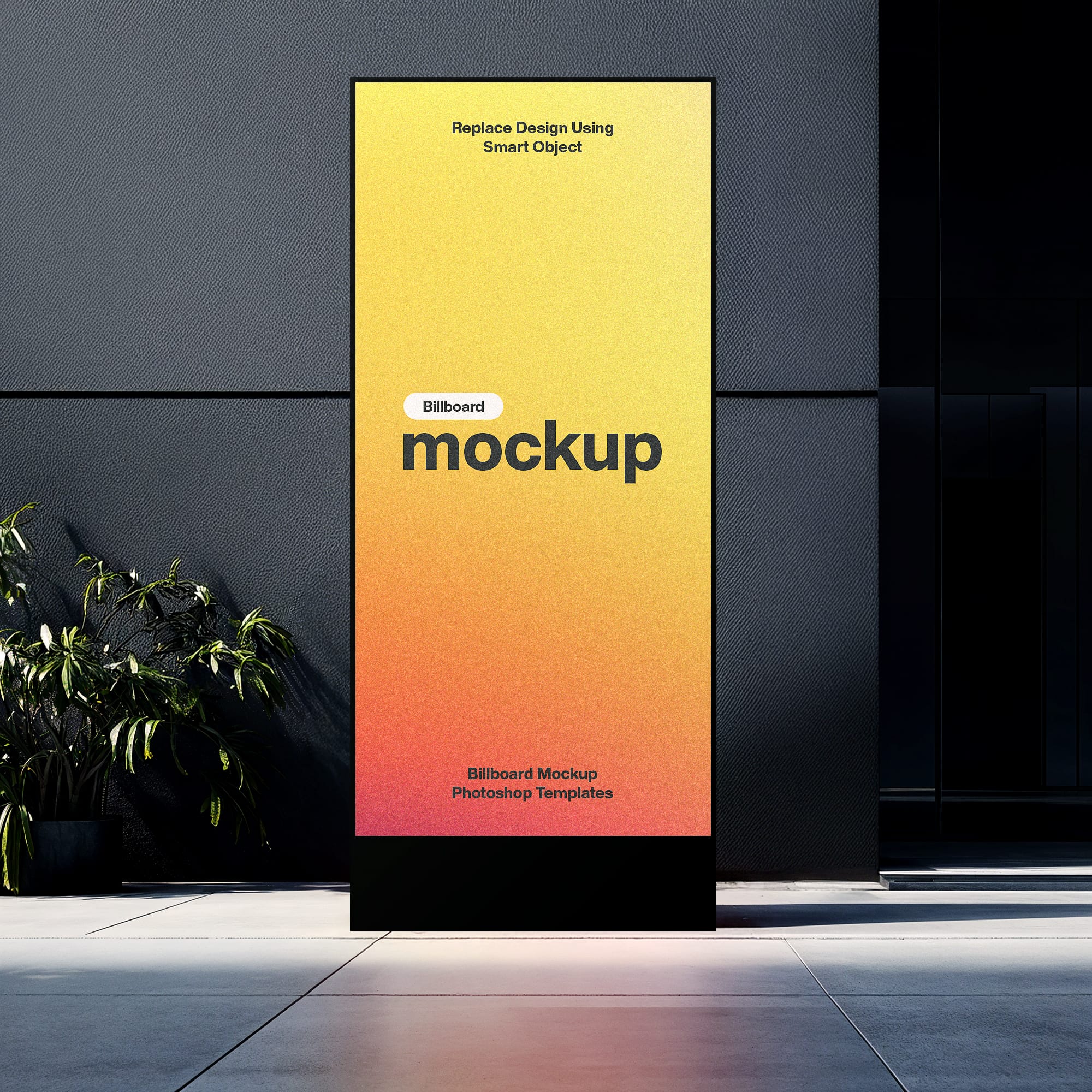 Stand Billboard Mockup