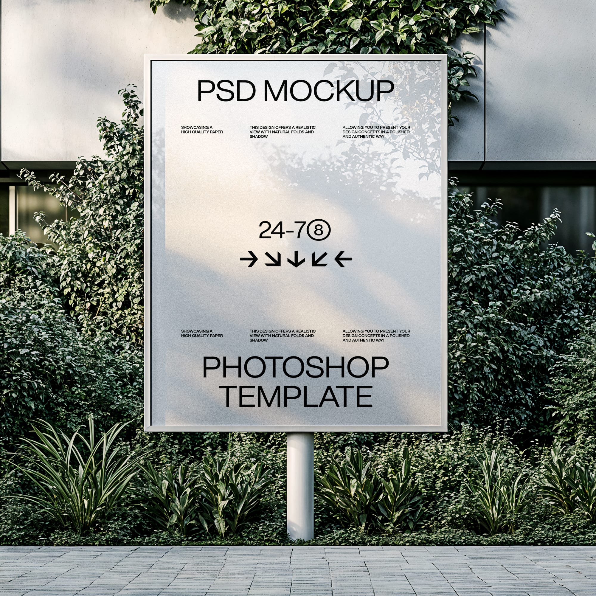 Stand Billboard Mockup