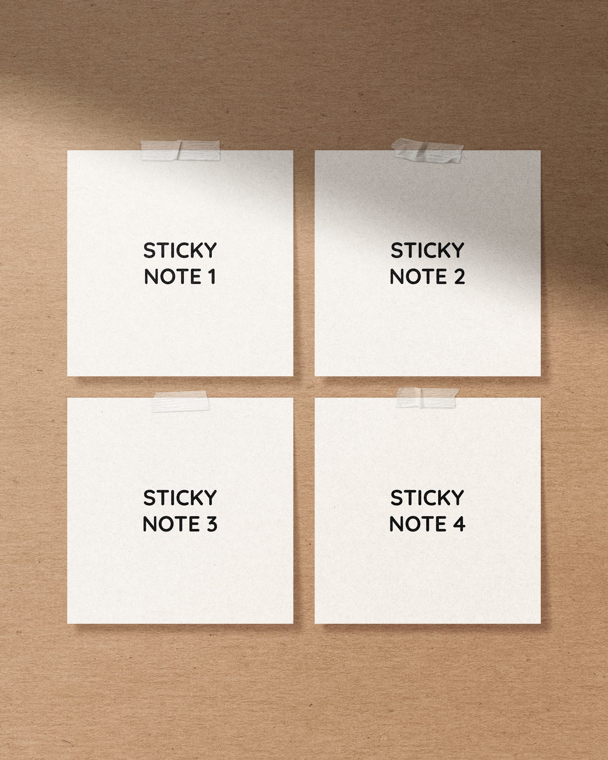 Sticky Note Mockup