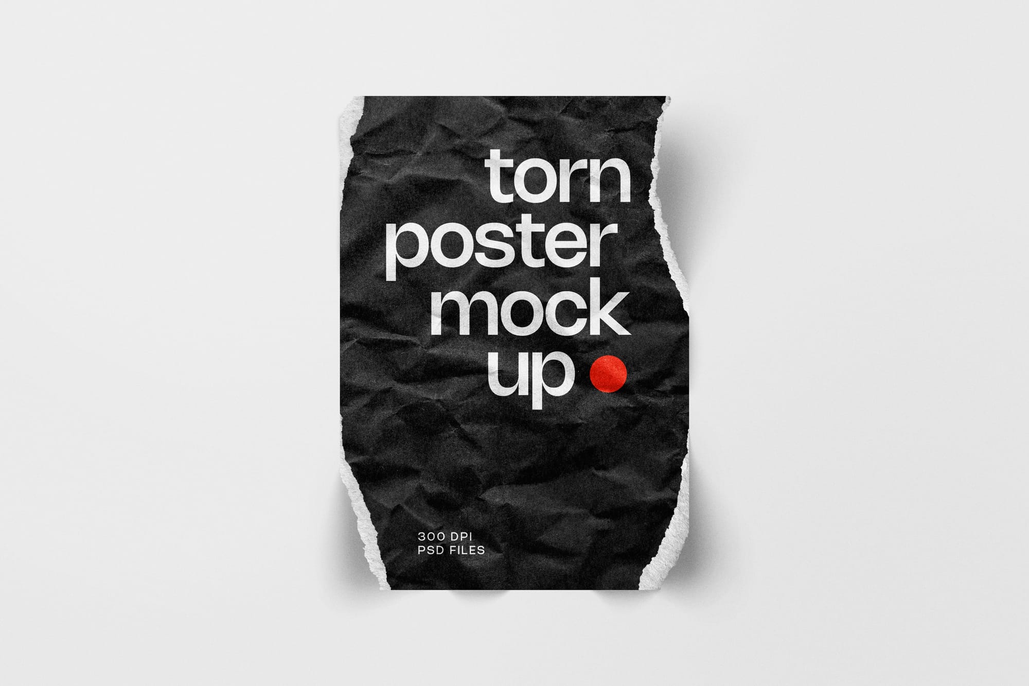 Torn Poster Mockup