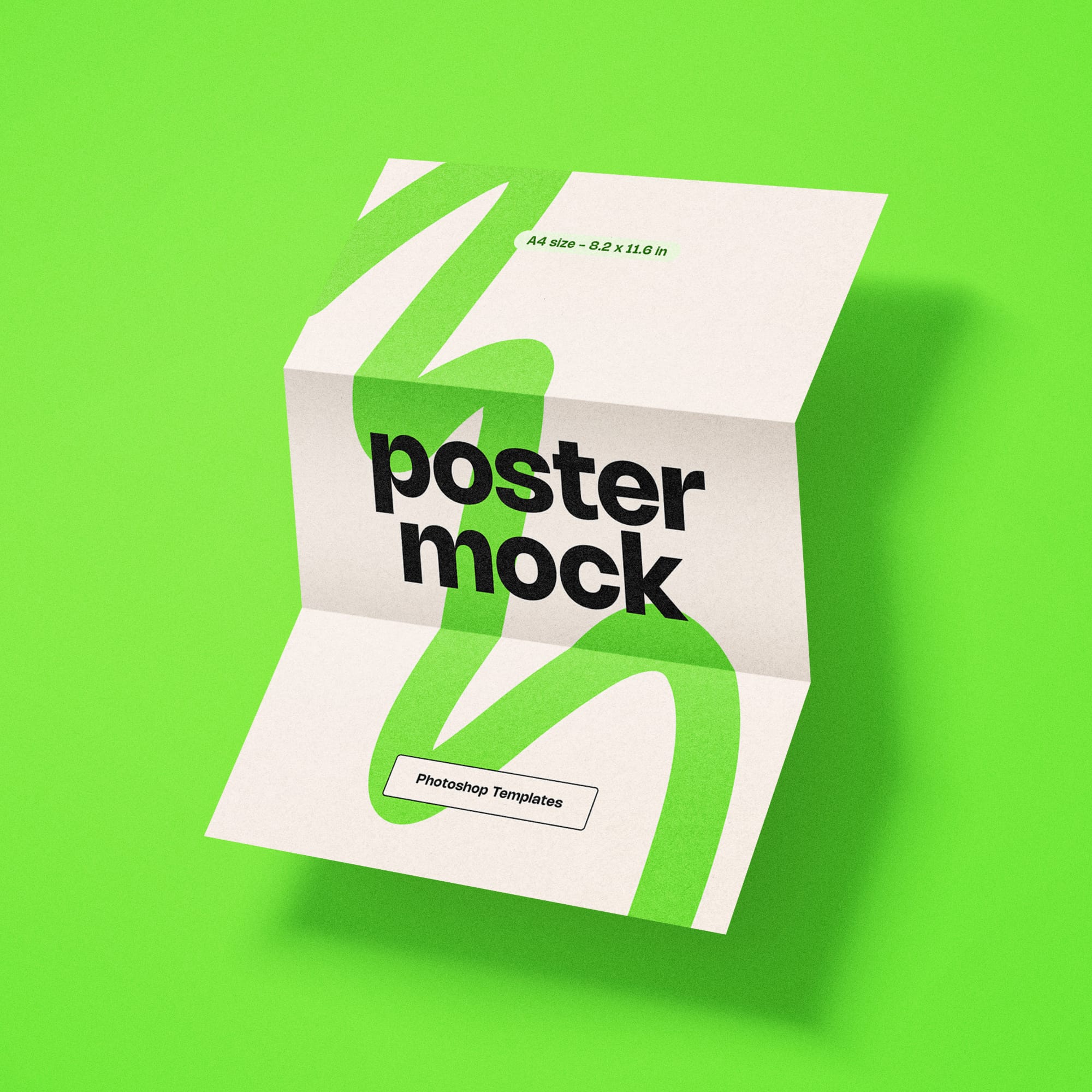 Trifold Poster Mockup