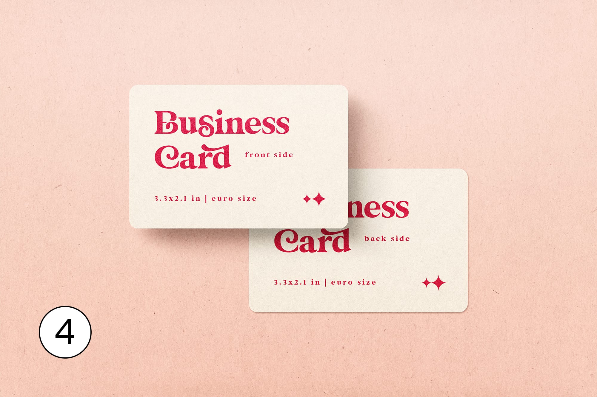 Beauty Business Card Mockup