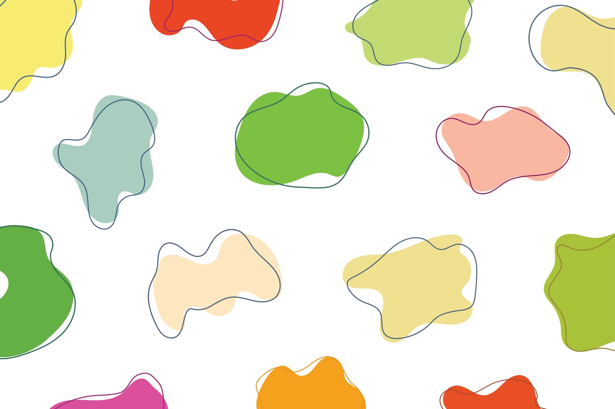 SVG Abstract Fluid Line Shapes