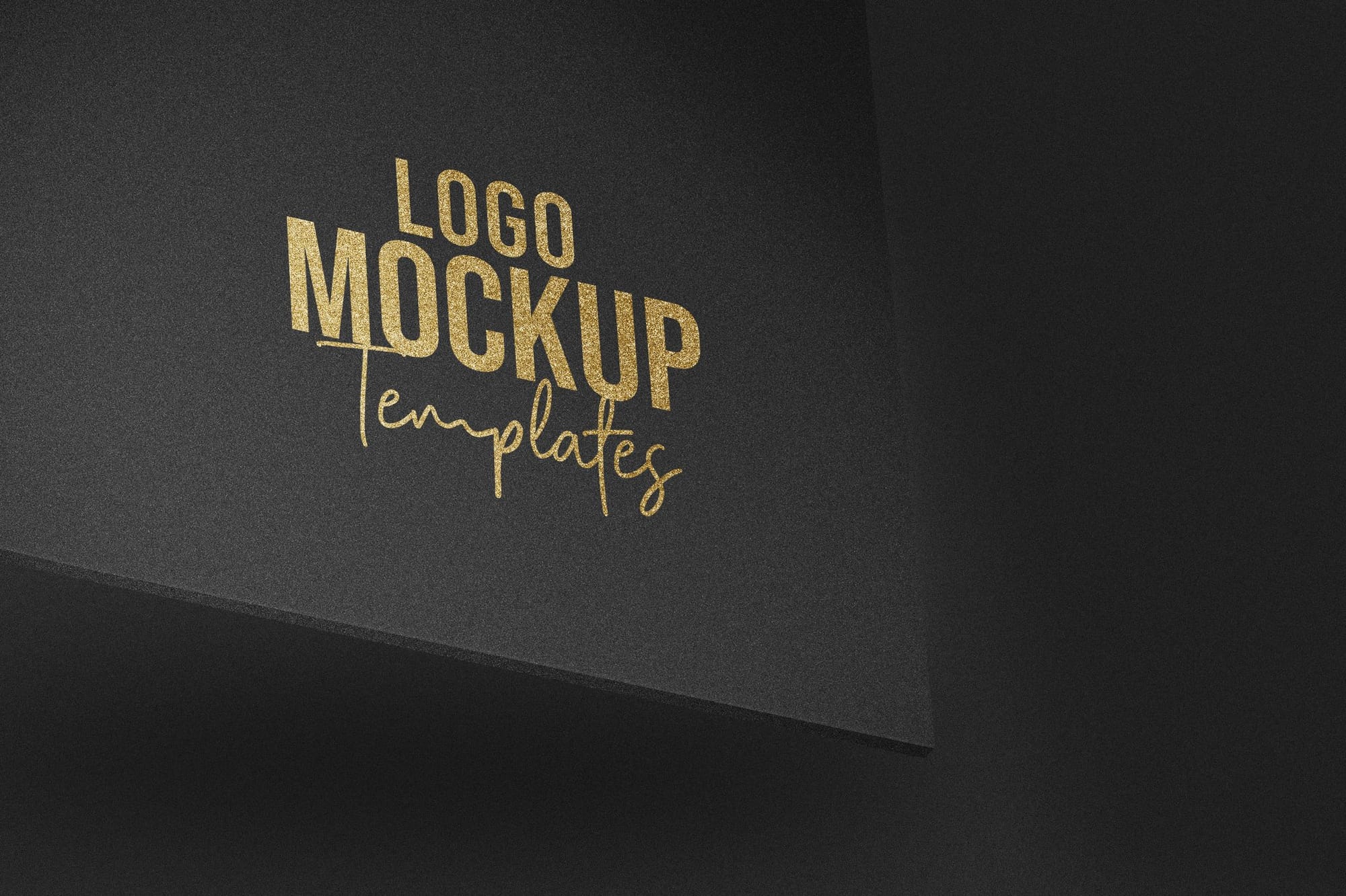 Black Paper Mockup