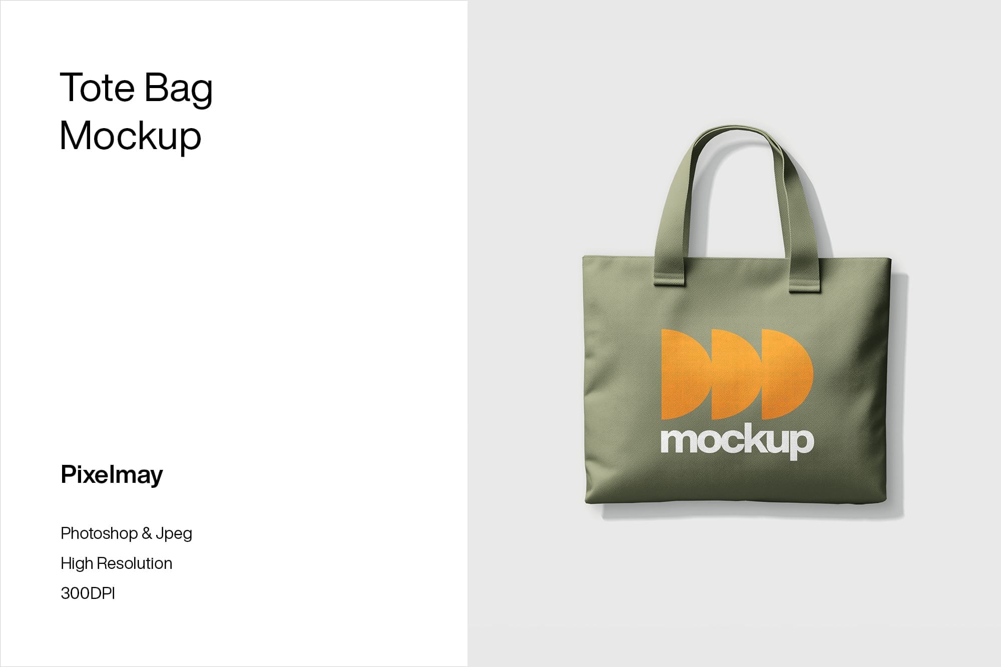 Tote Bag Mockup Clean Setup