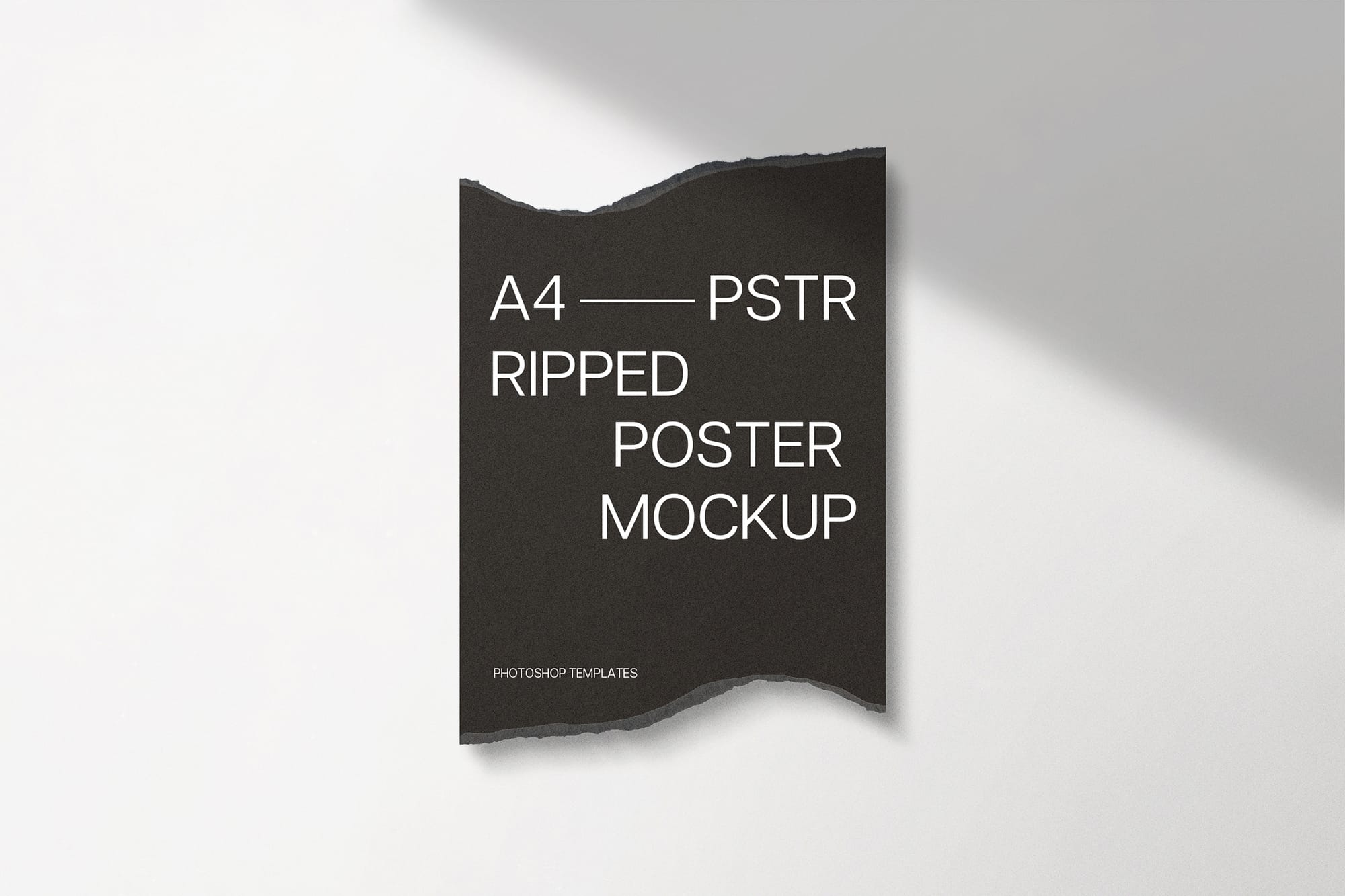 Ripped Poster Mockup