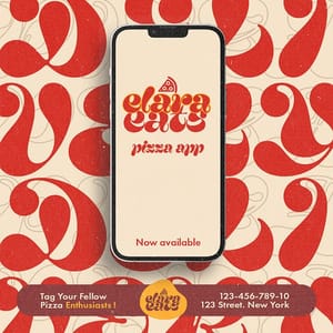 Photoshop Pizza App Elaraeats Instagram Post