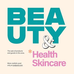 Photoshop Beauty Health Instagram Post