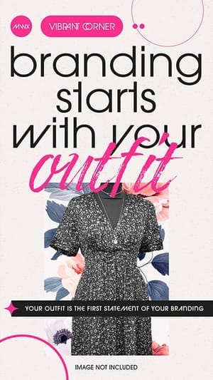 Photoshop Branding Starts With Your Outfit Cerise Instagram Story