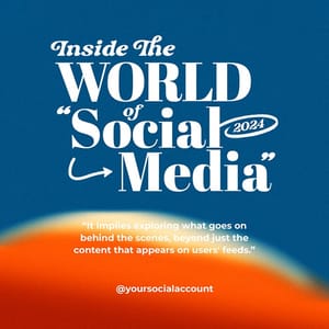 Photoshop Inside The World Of Social Media Instagram Post