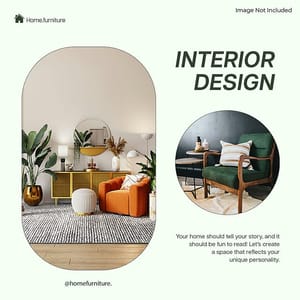 Photoshop Interior Design Furniture Instagram Post