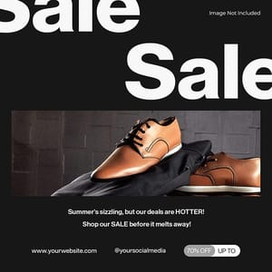 Photoshop Sale Sale Fashion Instagram Post