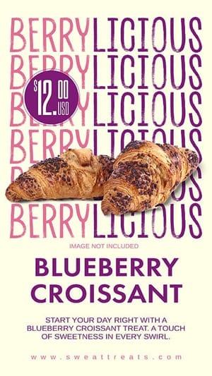 Photoshop Berrylicious Blueberry Instagram Story