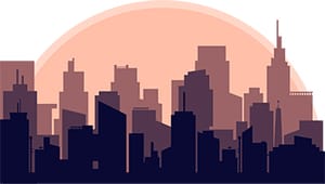 City Skyline Silhouette 2