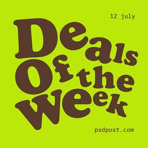 Photoshop Deals Of The Week With Green Background Instagram Post