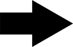 Flat Directional Arrow Sign 22