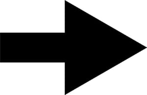 Flat Directional Arrow Sign 23