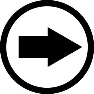 Flat Directional Arrow Sign 33