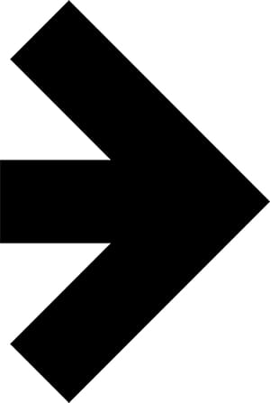 Flat Directional Arrow Sign 45