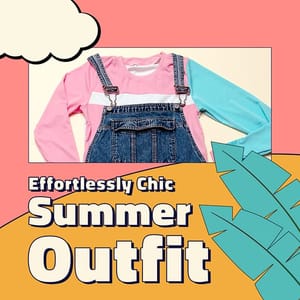 Photoshop Effortlessly Summer Outfit Palm Rush Instagram Post