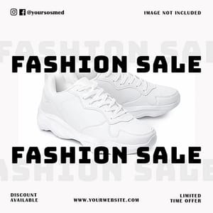 Photoshop Fashion Sale Instagram Post