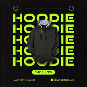 Photoshop Hoodie Chespe Neon Instagram Post