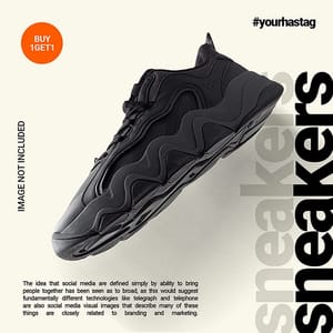 Photoshop Sneakers Instagram Post