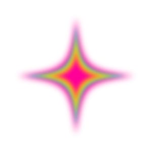 Sparkle Retro Gradient Blurred Shape 3