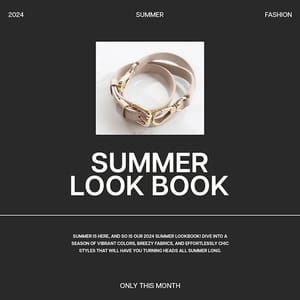 Photoshop Summer Look Kauki Book Instgaram Post