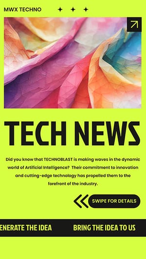 Photoshop Tech News Techno Instagram Story