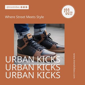 Photoshop Urban Kicks Instagram Post