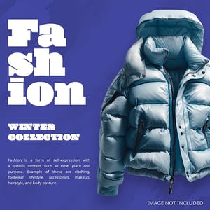 Photoshop Winter Collection Instagram Post