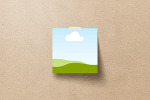Canva Square Mockup on Paper Texture