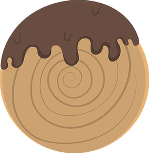 Sticker Chocolate Cromboloni