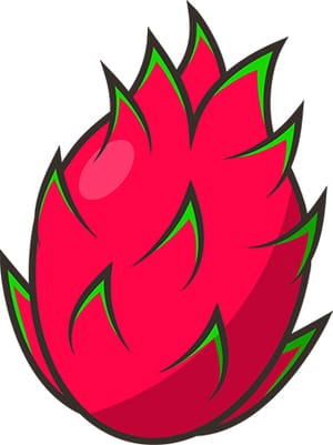 Sticker Dragon Fruit