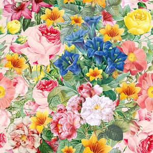 Flower Watercolor Seamless Pattern