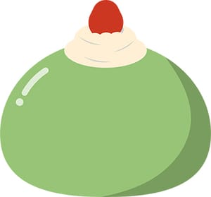 Sticker Matcha Mochi